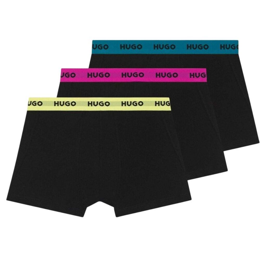 Hugo Boss Mens Boxer Briefs (Pack of 3) / Black